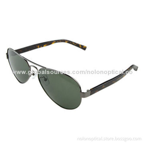 Fashionable Metal Sunglasses Polarized Lens, OEM/ODM Orders Welcomed